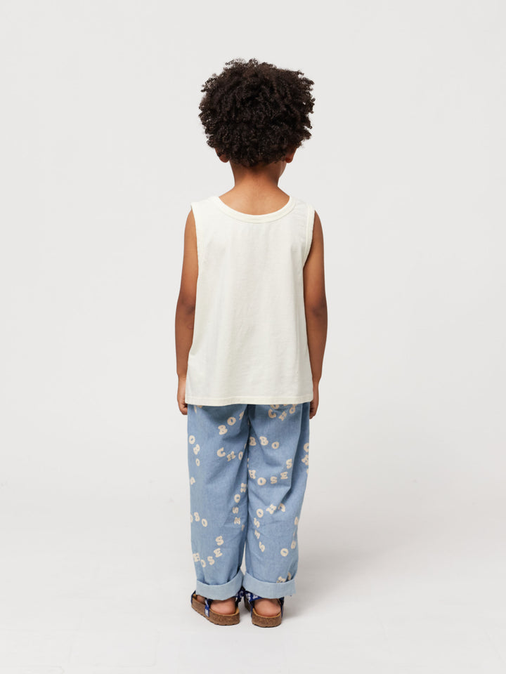 Bobo Choses Circle all over denim pants