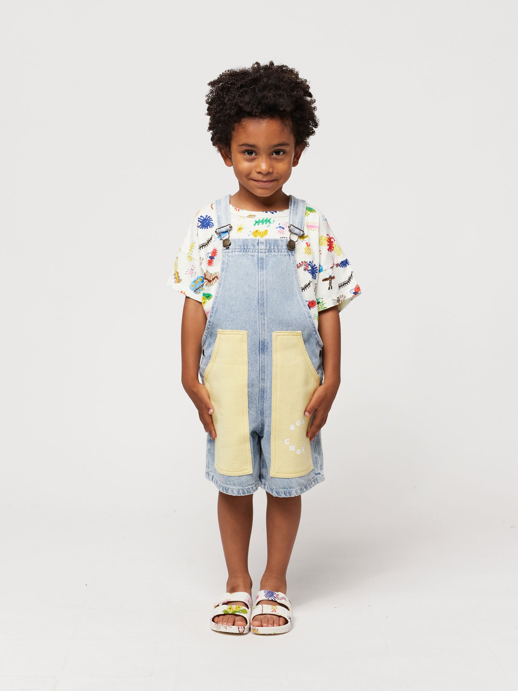 Bobo Choses Circle short dungaree