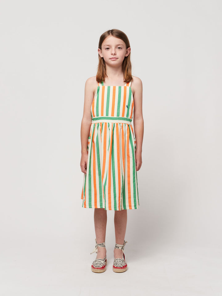Vertical Stripes woven dress