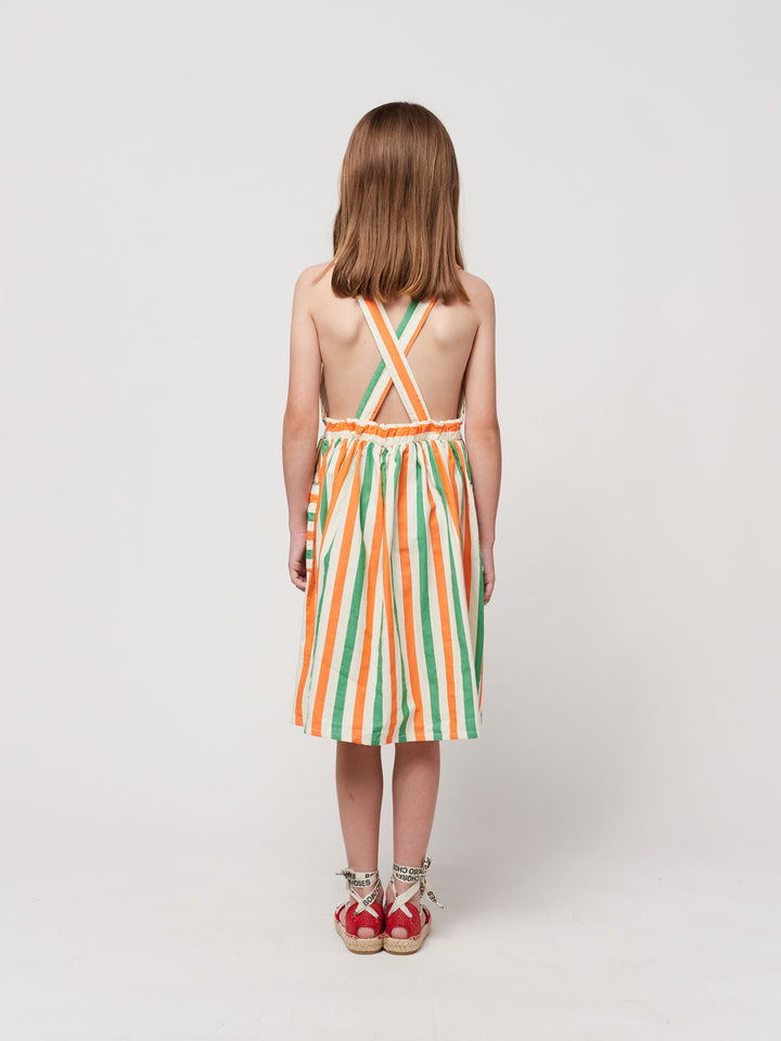 Vertical Stripes woven dress