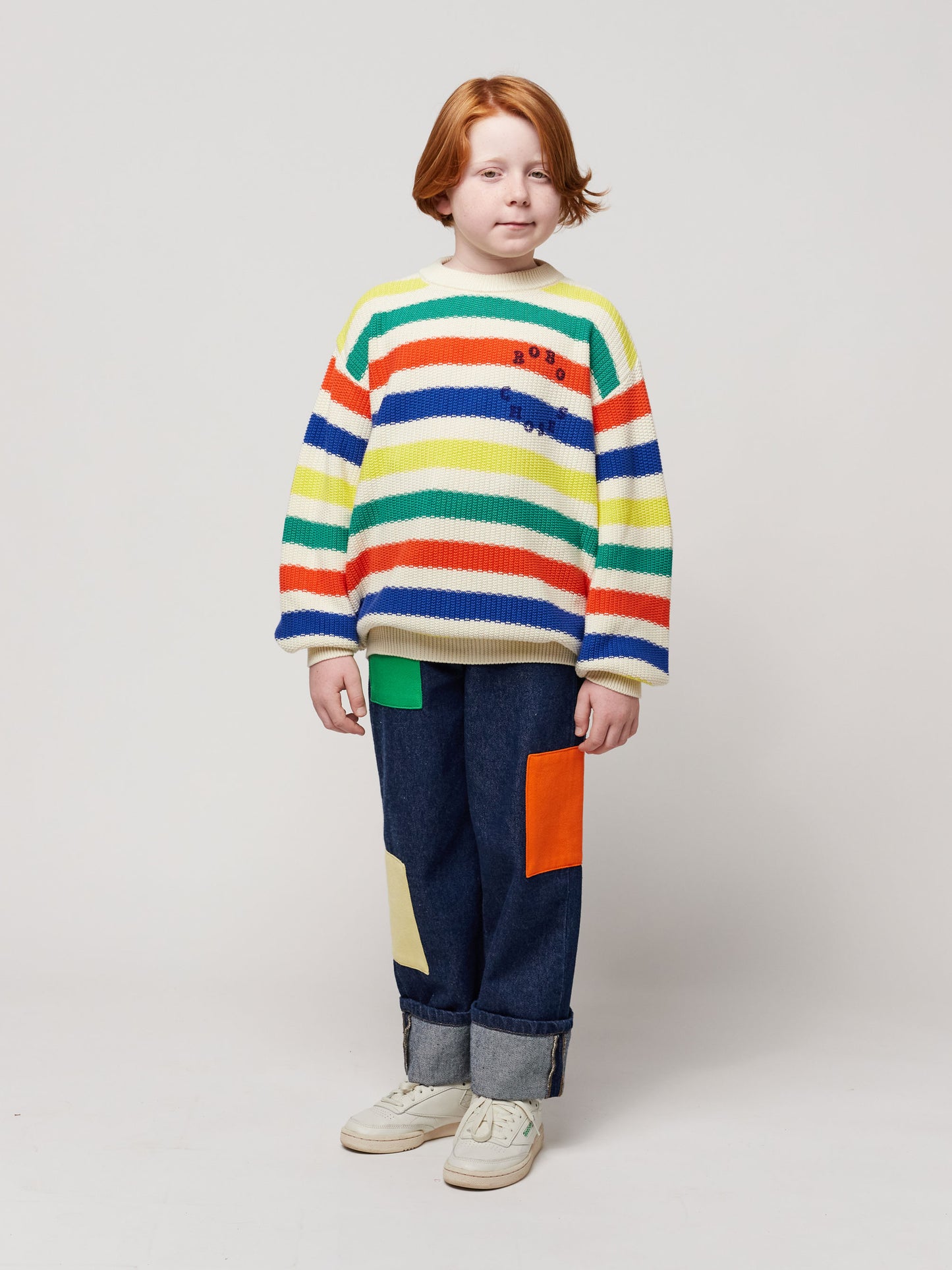 Bobo Choses Multicolor Stripes jumper
