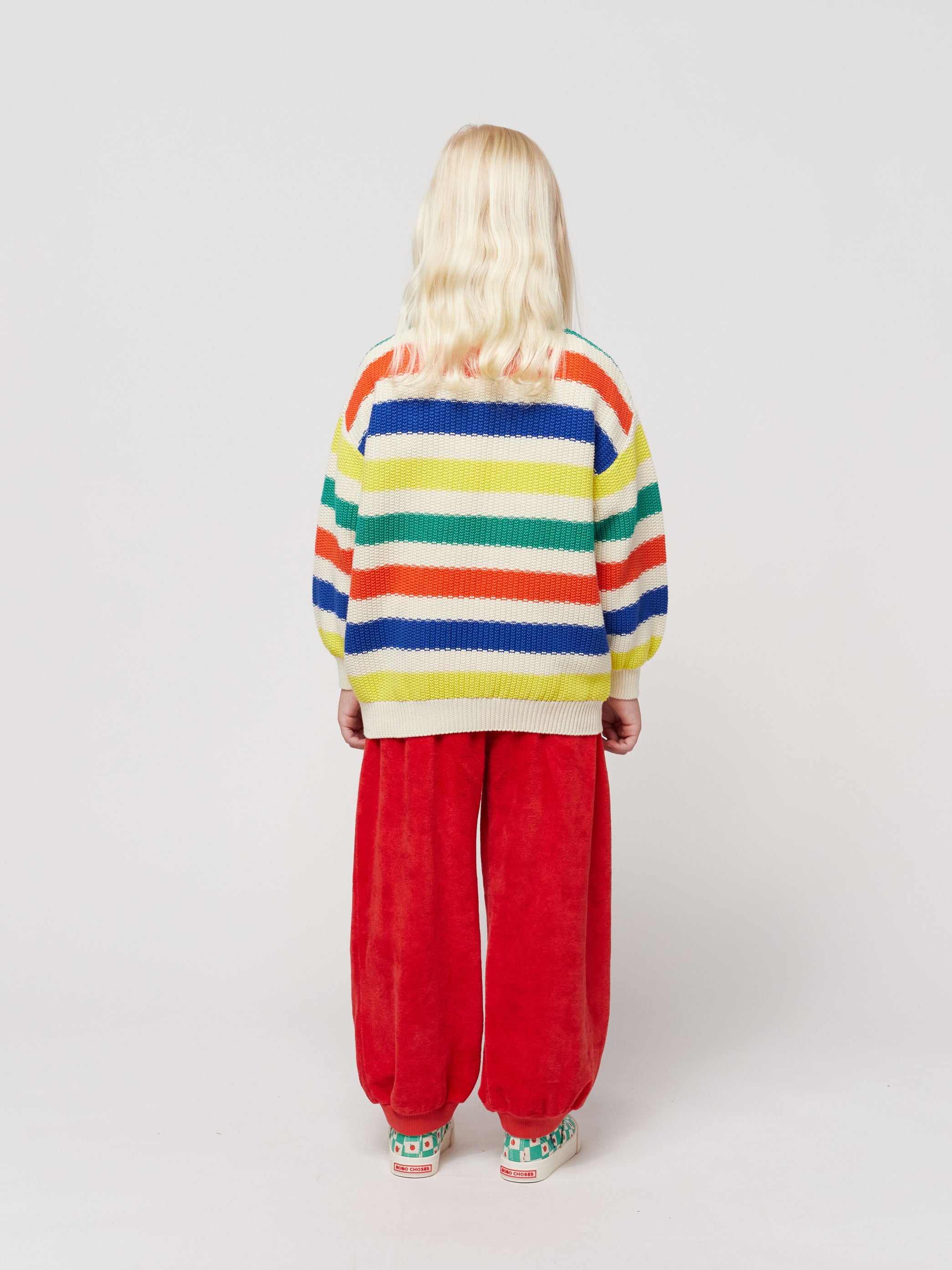 Bobo Choses Multicolor Stripes jumper