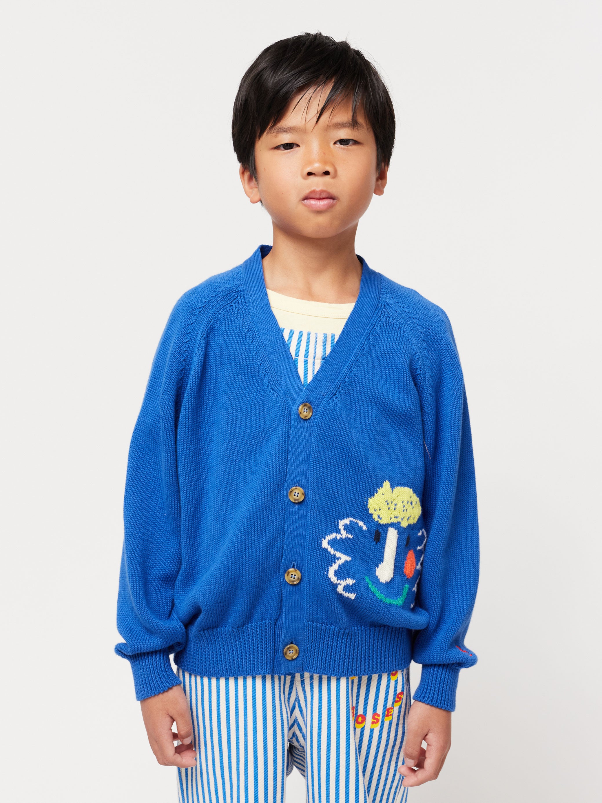 Boys best sale blue cardigan