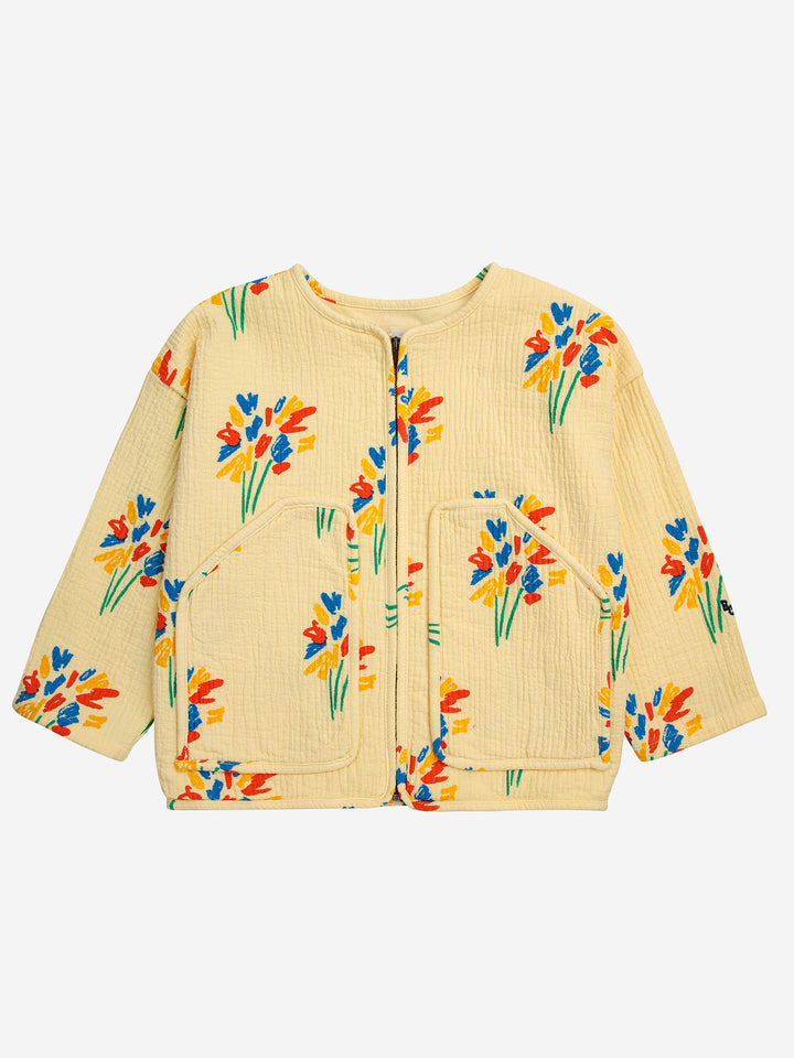 Fireworks all over quilted jacket