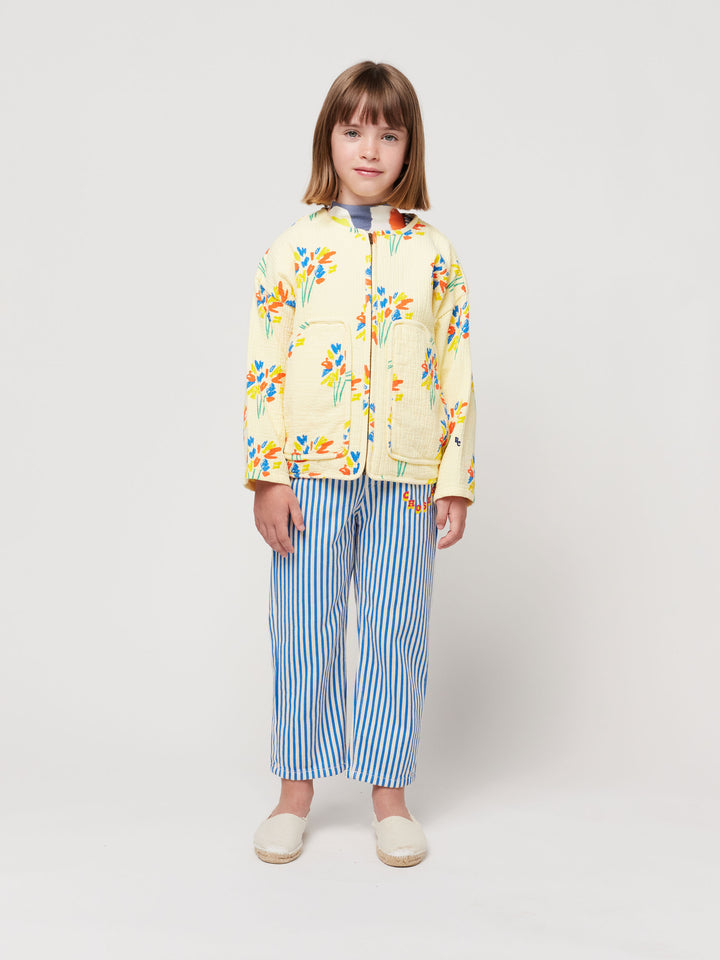 Fireworks all over quilted jacket