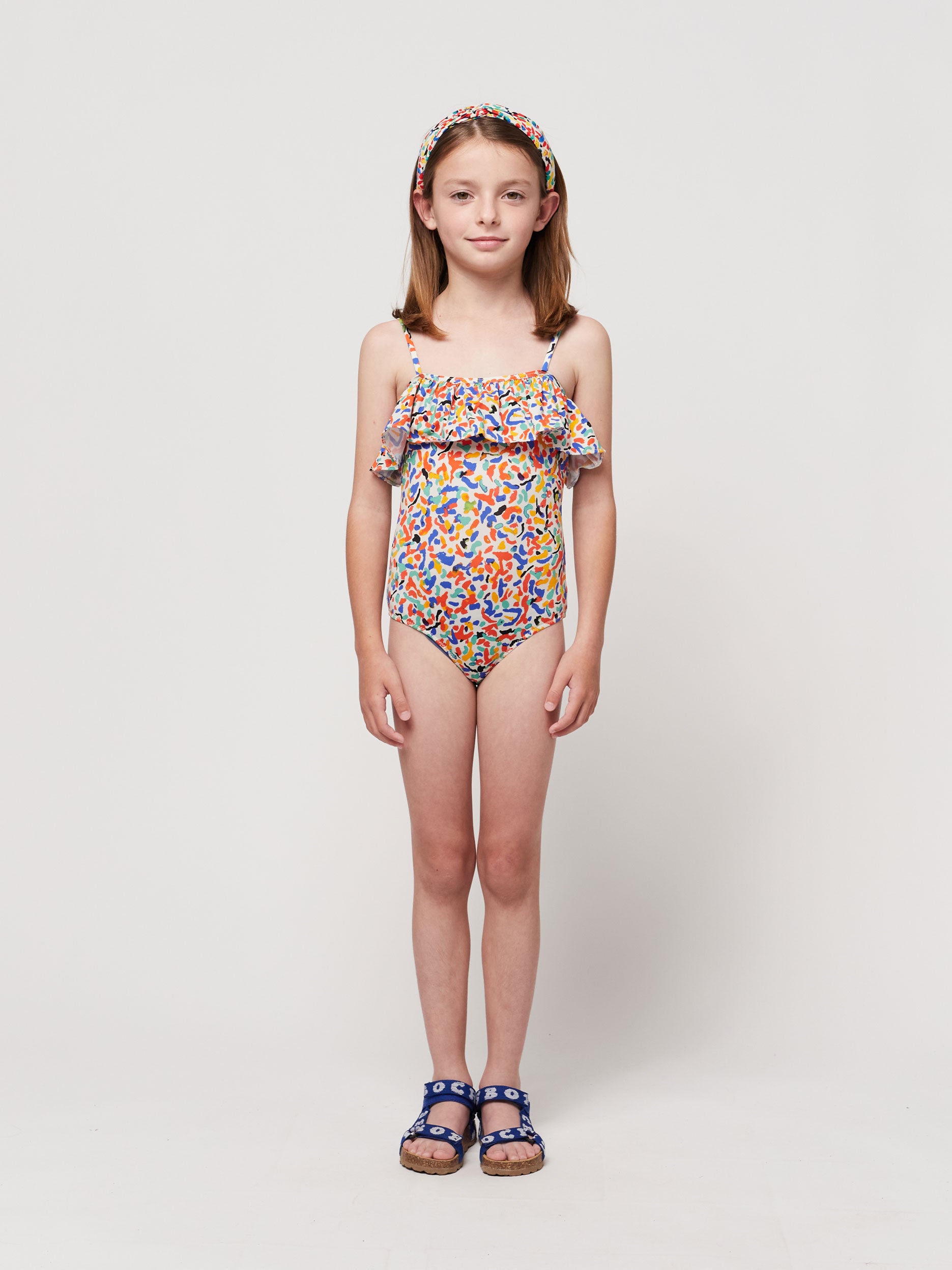 Confetti all over flounce swimsuit Bobo Choses