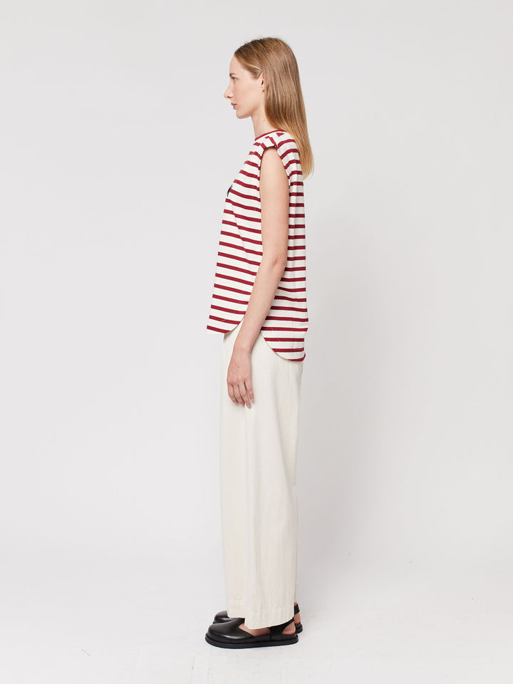 스트라이프 탱크 탑