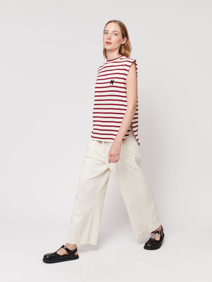 스트라이프 탱크 탑