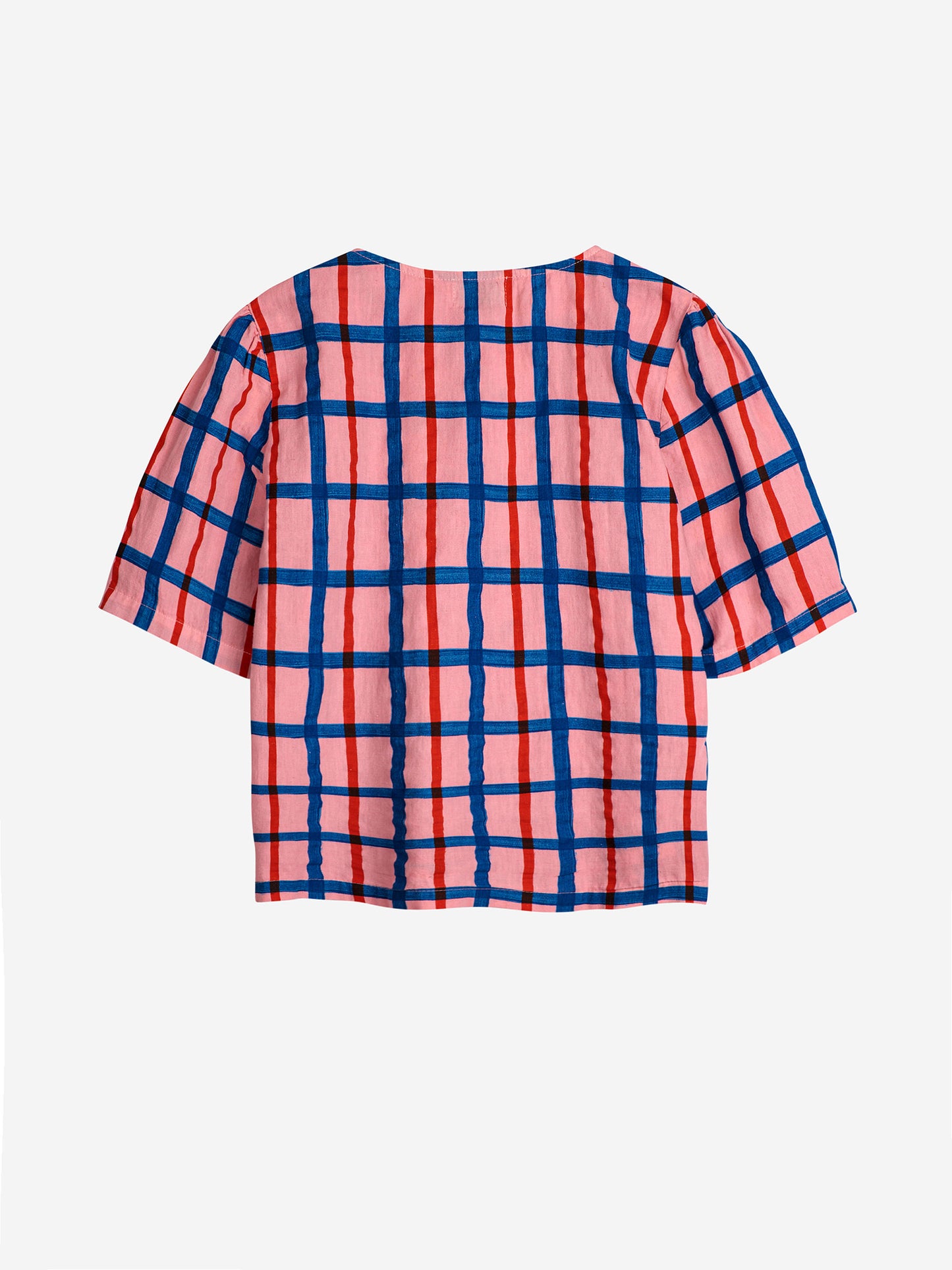 Multicolored check print shirt