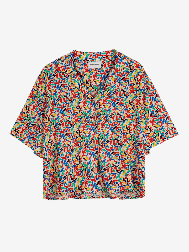 Confetti print shirt