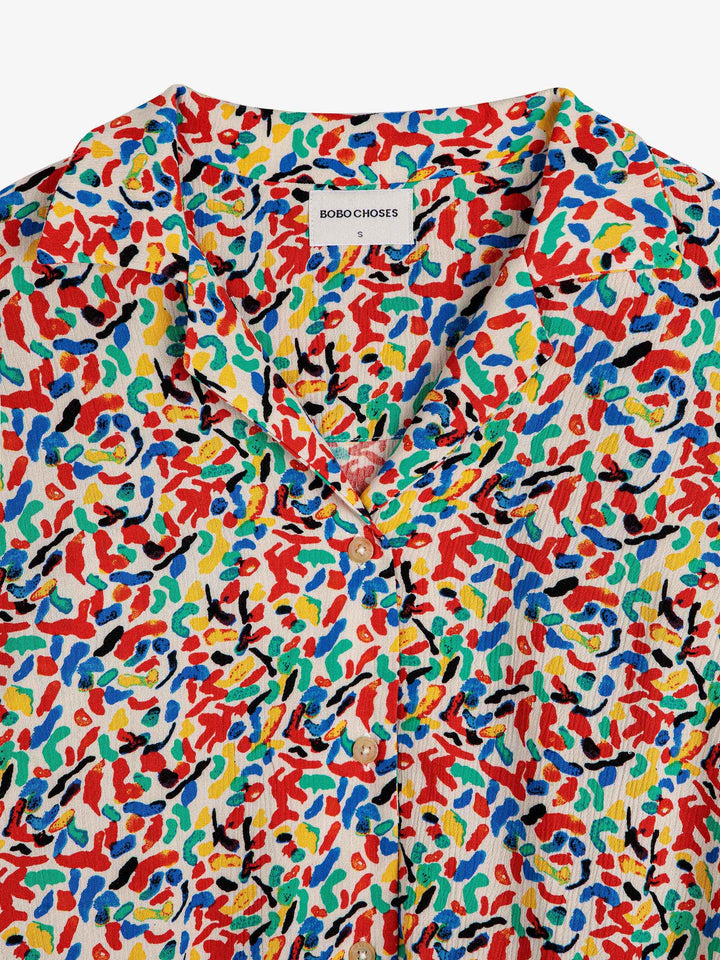Confetti print shirt