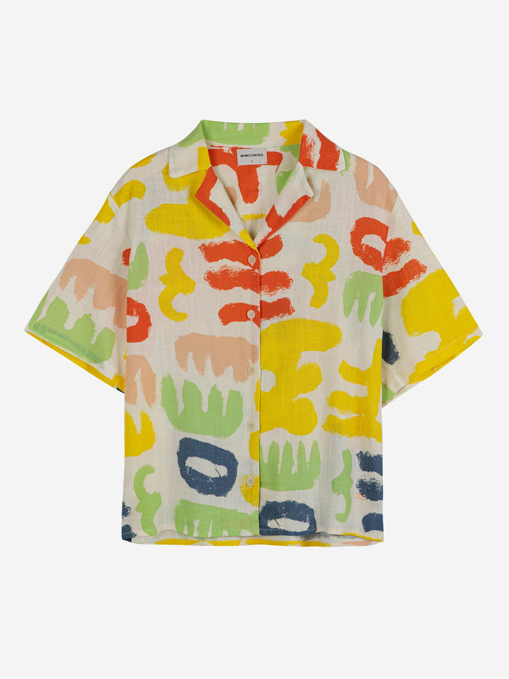 Carnival print short sleeve shirt