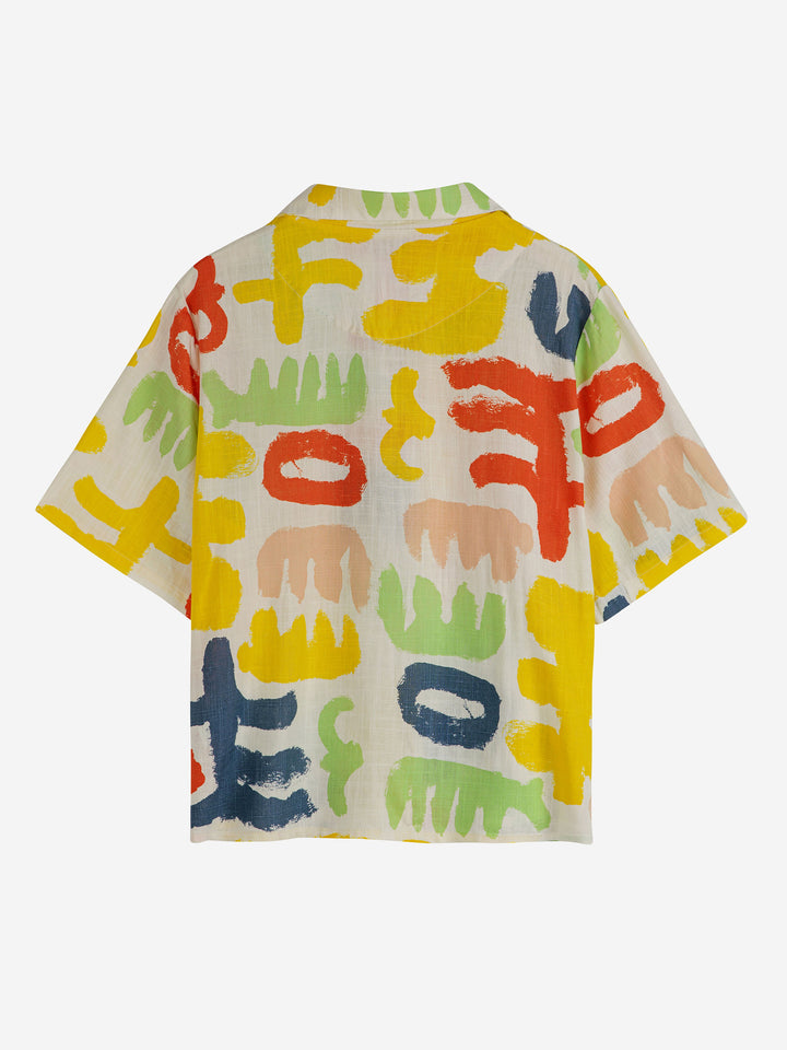 Carnival print short sleeve shirt
