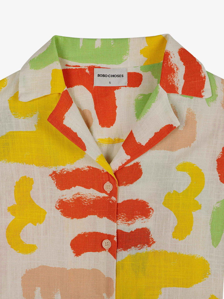 Carnival print short sleeve shirt