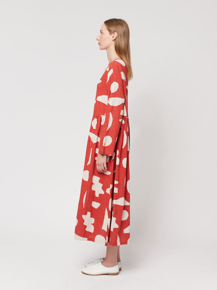 Vestit estampat paisatge d’estiu