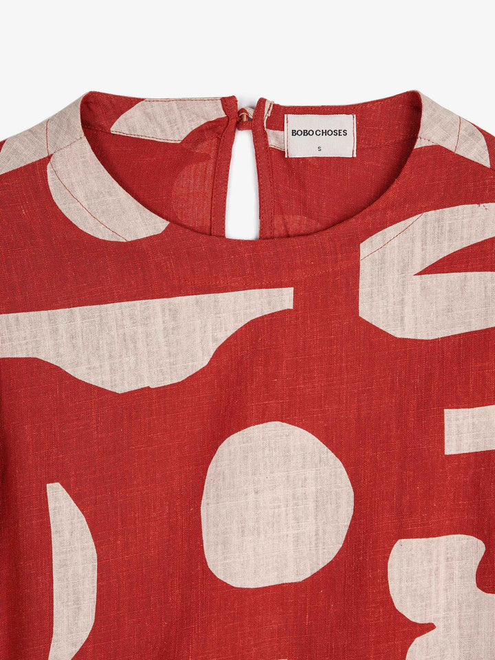 Vestit estampat paisatge d’estiu