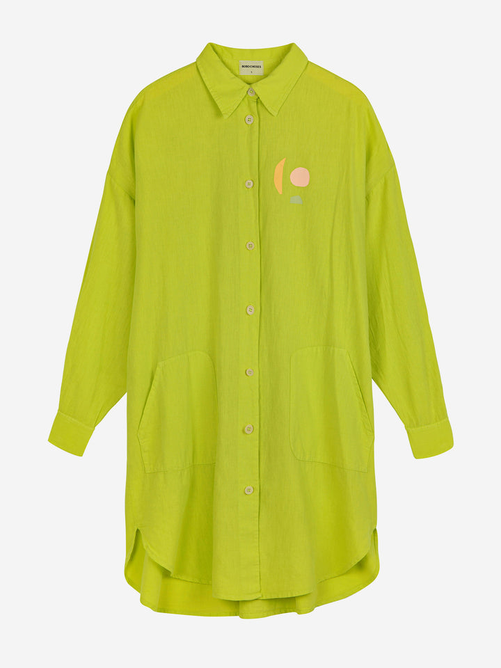 셔츠 쇼트 원피스