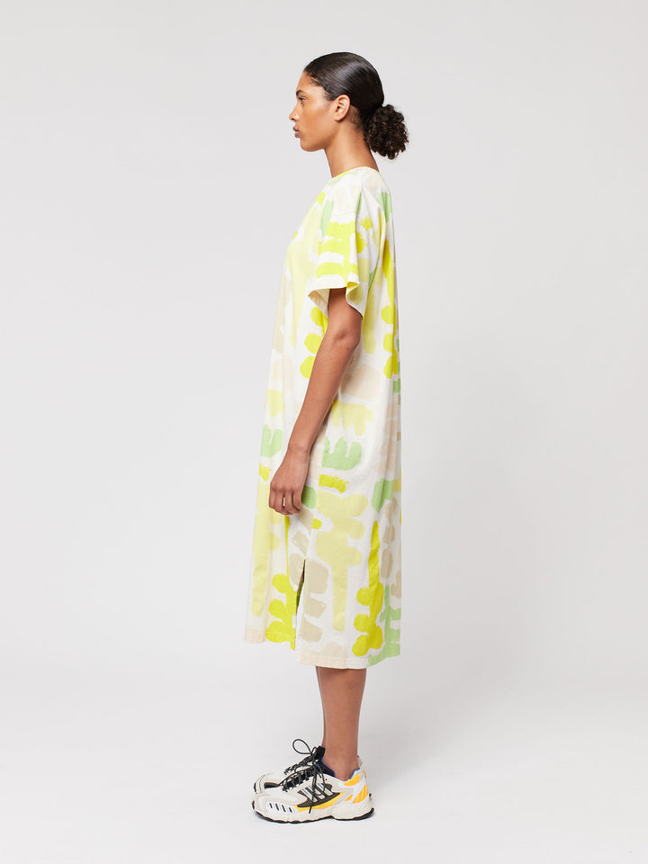 카니발 프린트 롱 티셔츠 원피스