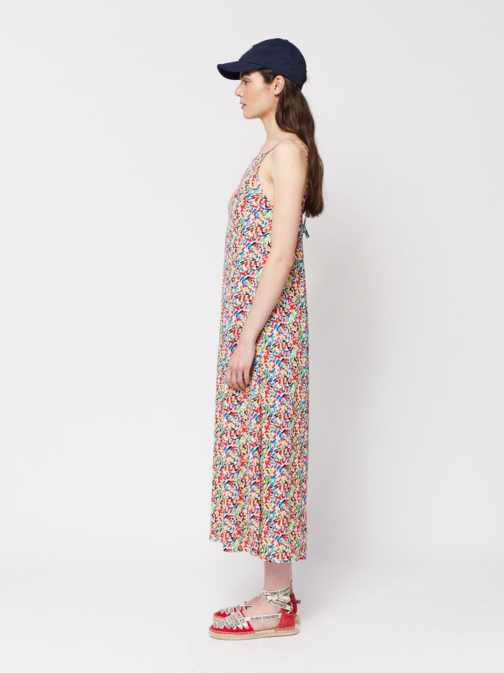 Confetti print dress