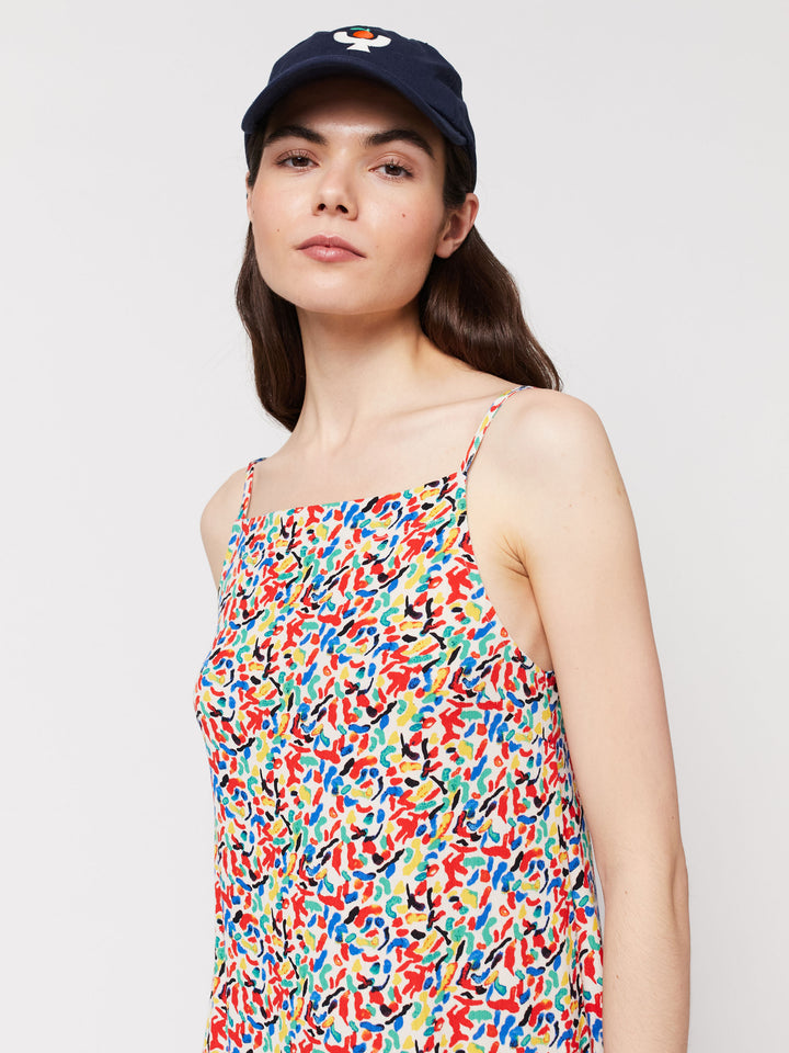 Confetti print dress