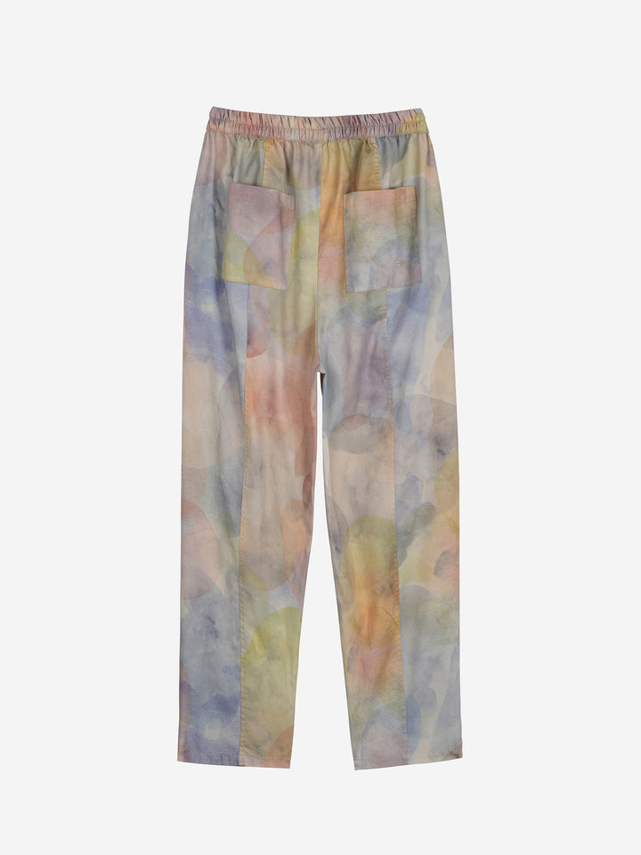Skylight print cocoon pants