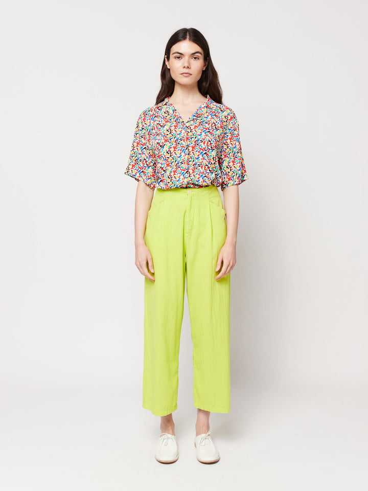 Pleated culotte