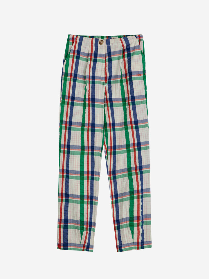 체크 코쿤 팬츠