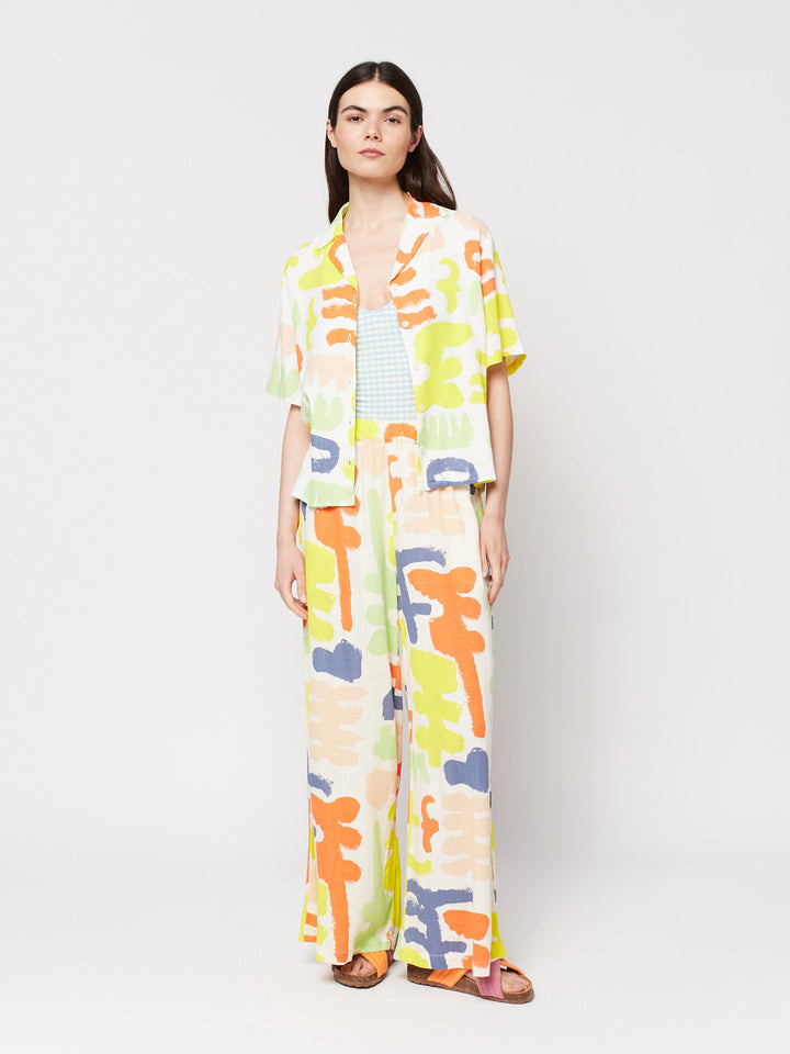 Carnival print short sleeve shirt