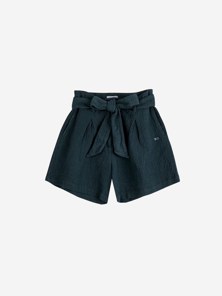 플리츠 버뮤다 쇼츠