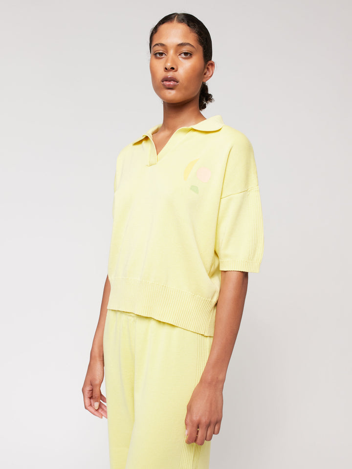 리오셀 블렌드 니트 폴로 셔츠