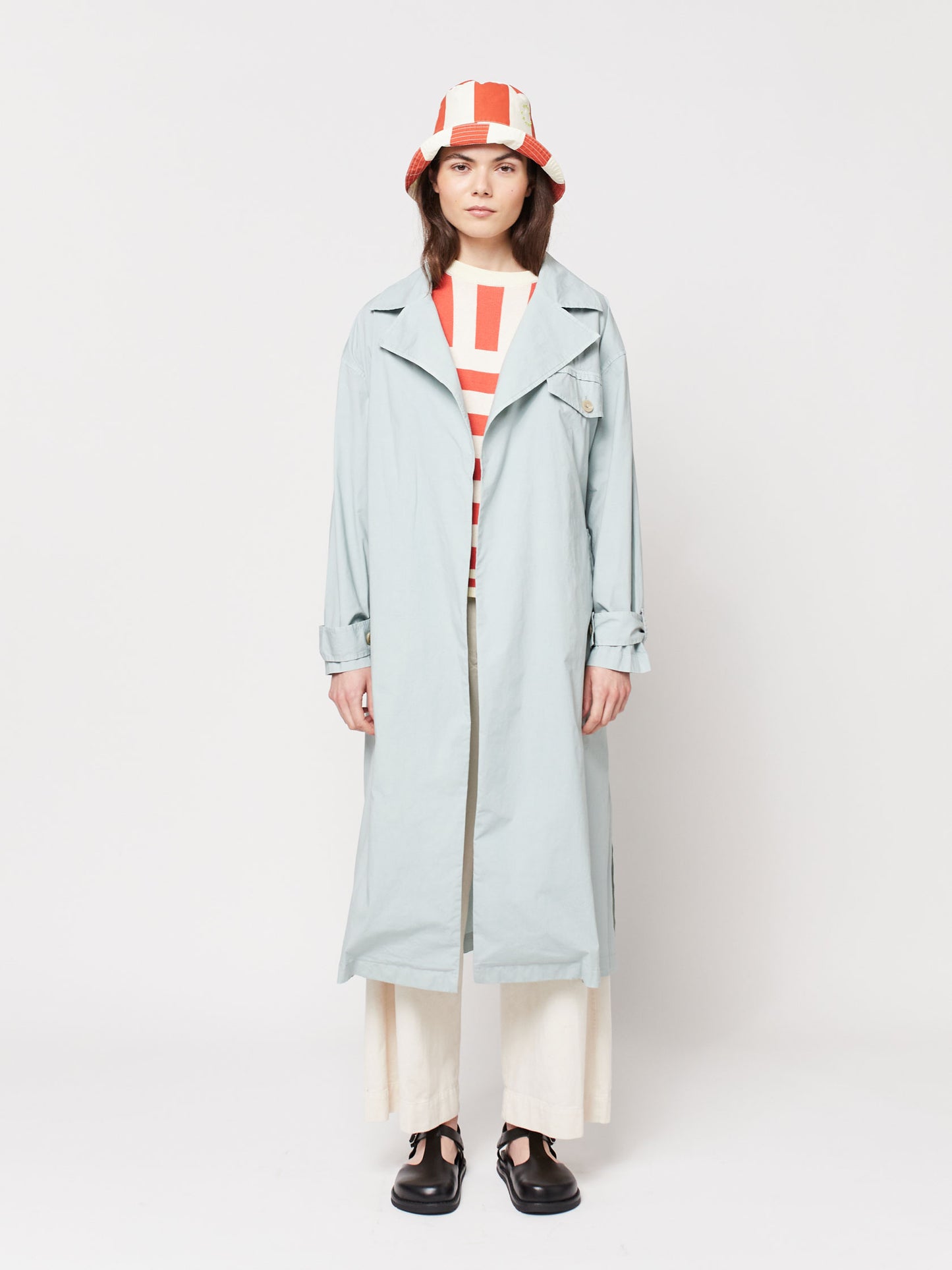 Loose trench coat