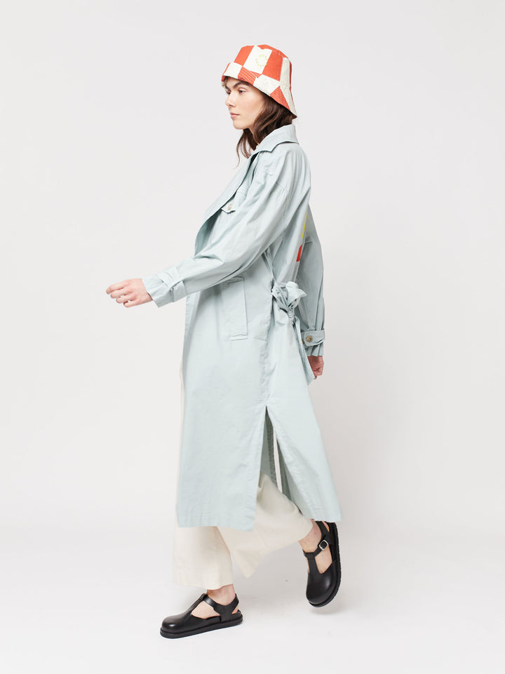 Loose trench coat