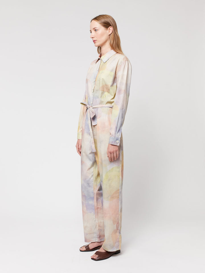 Skylight print buttoned overall