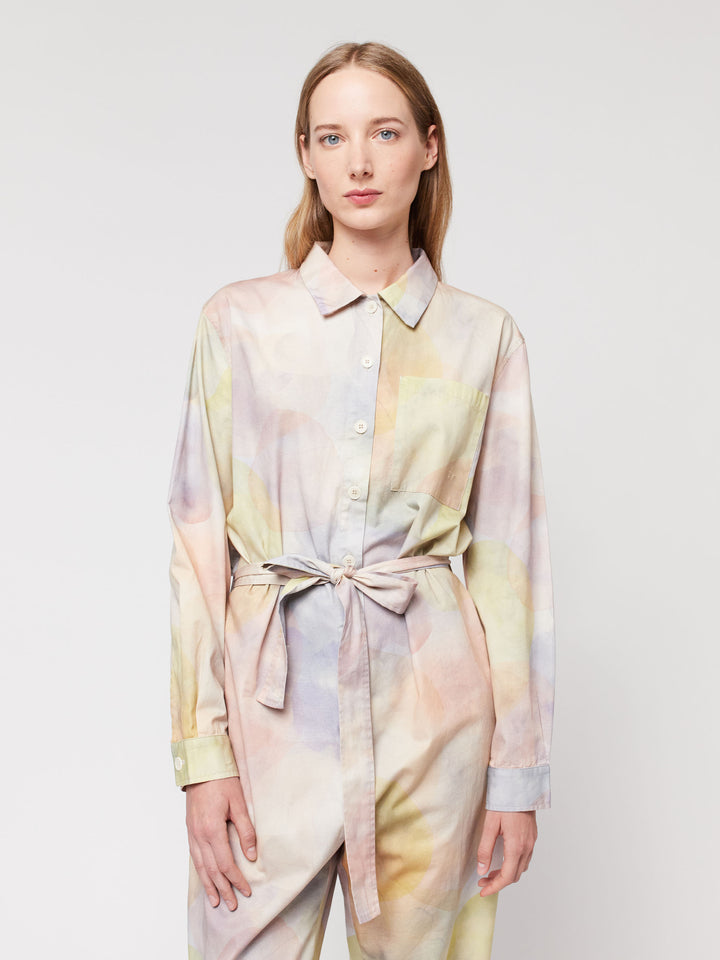 Skylight print buttoned overall