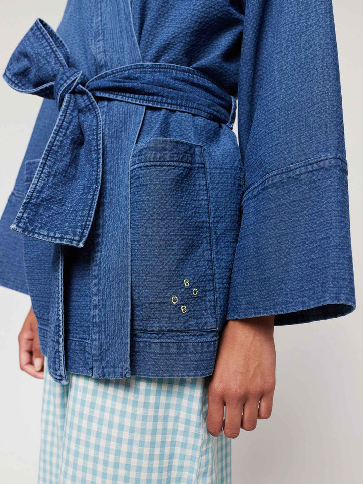 스트럭처드 코튼 기모노 재킷