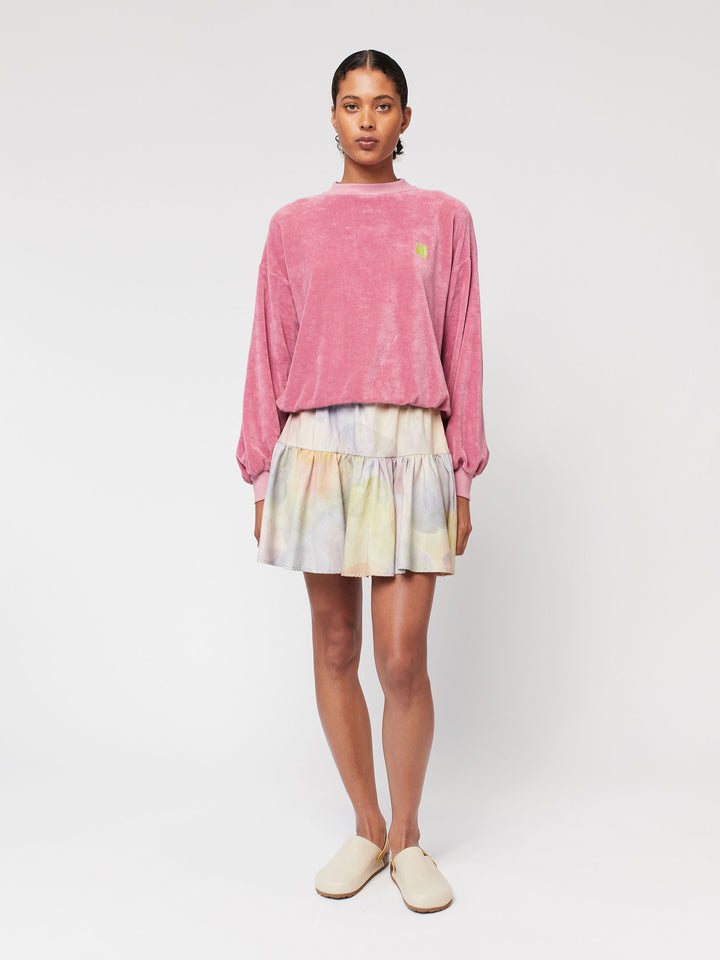 Butterfly embroidery sweatshirt