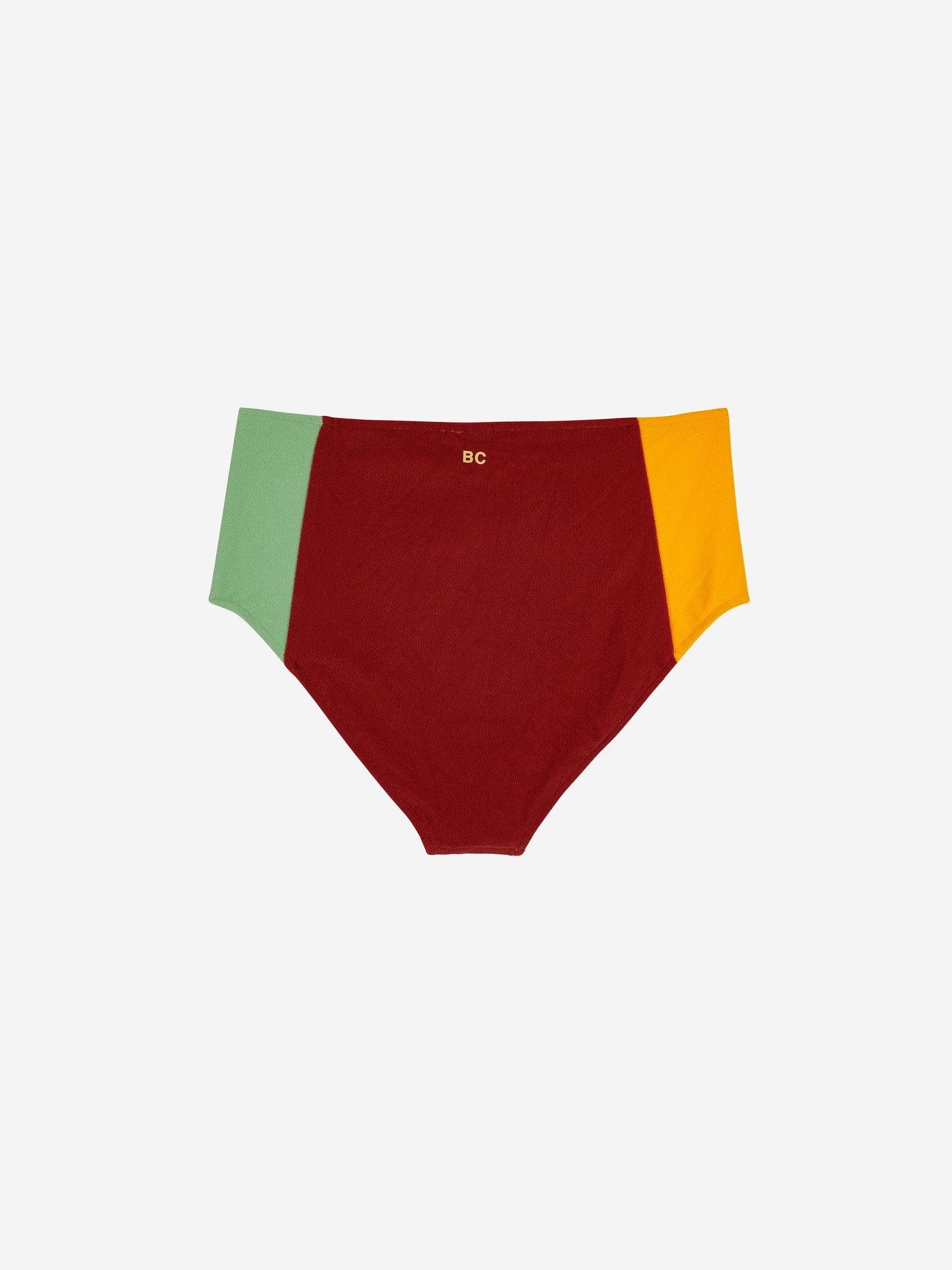 Color block terry bikini bottom