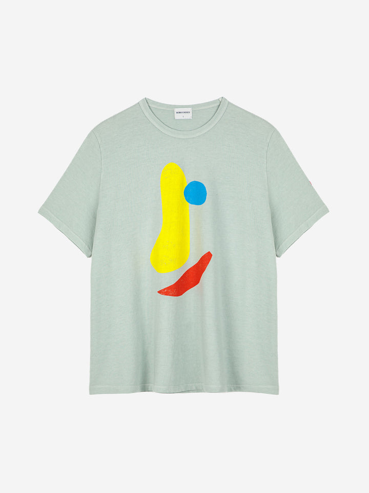 Smilling mask print t-shirt