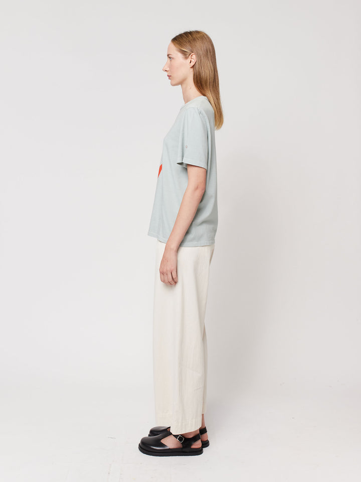 Smilling mask print t-shirt