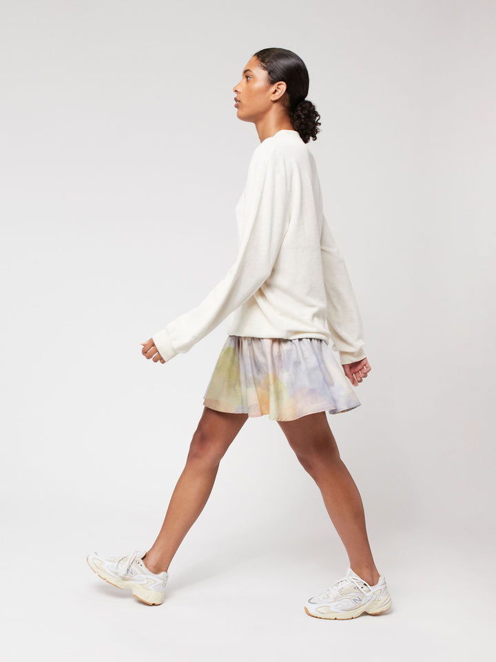 Mask embroidery terry unisex sweatshirt