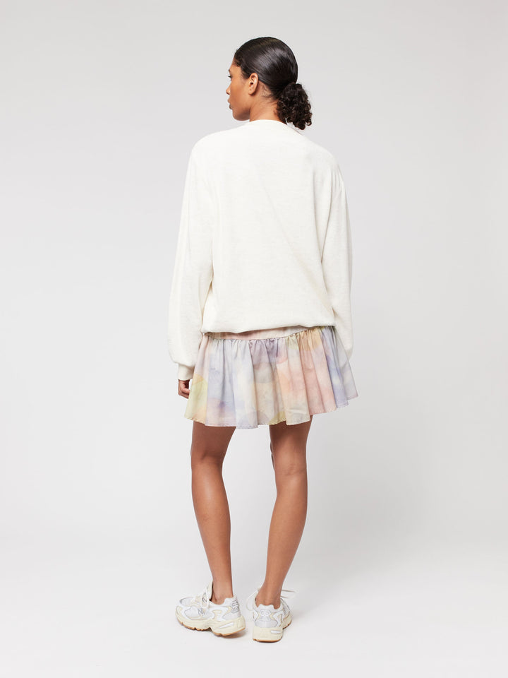 Mask embroidery terry unisex sweatshirt