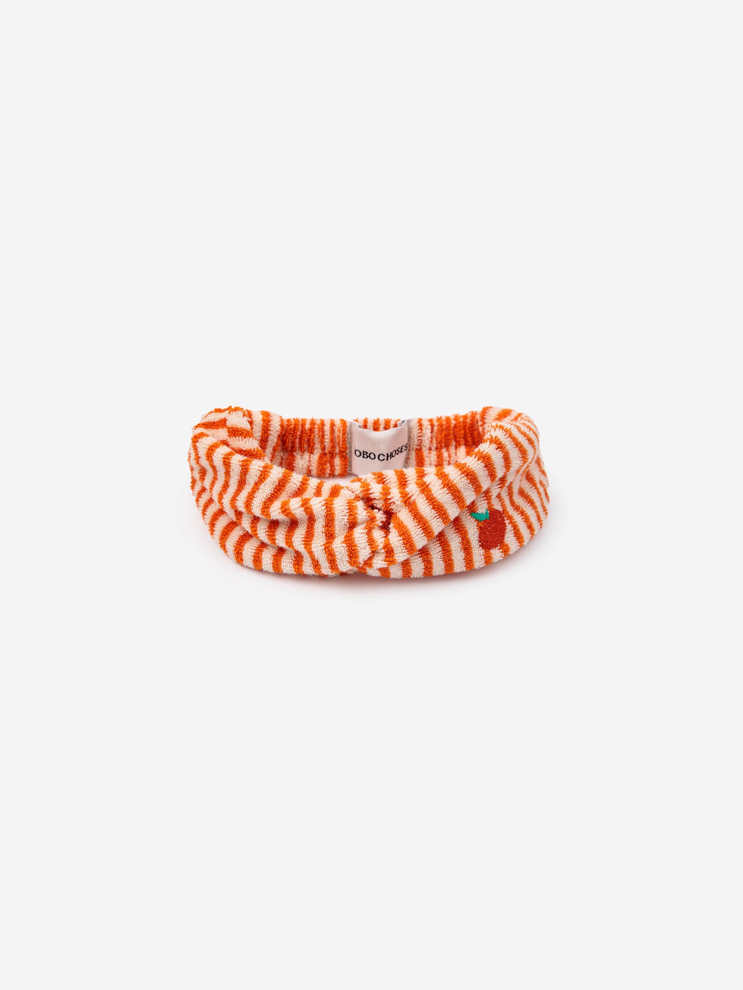 Orange Stripes terry headband