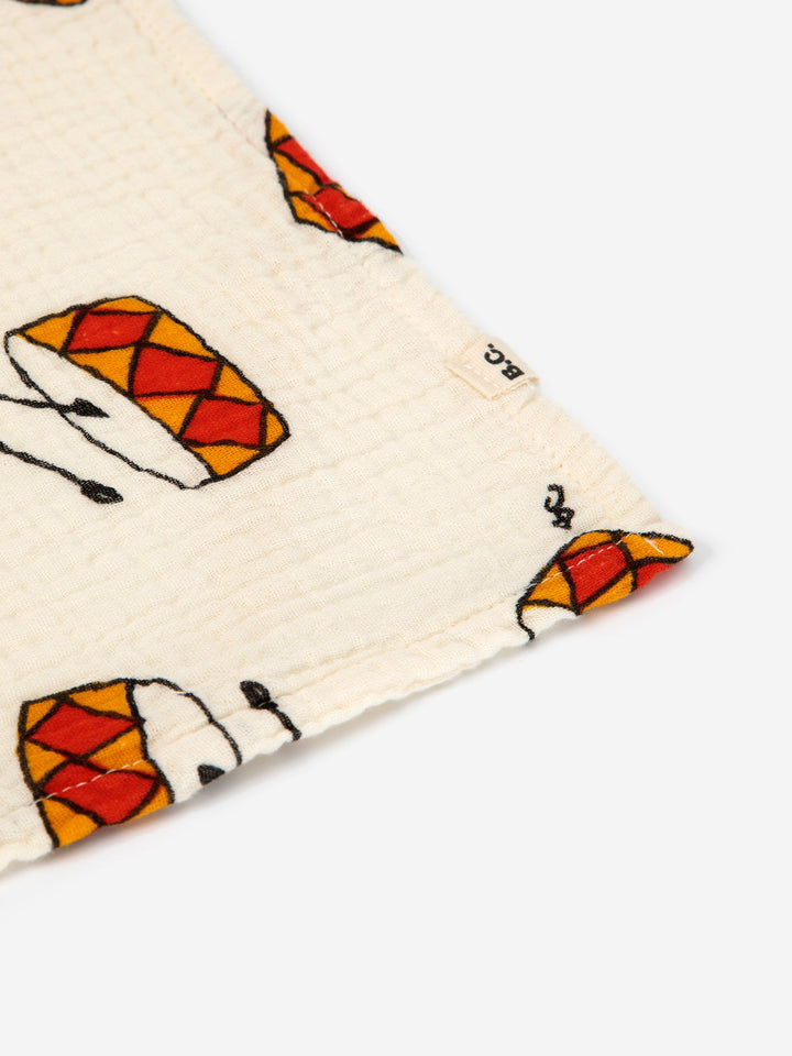 Play the Drum all over muslin