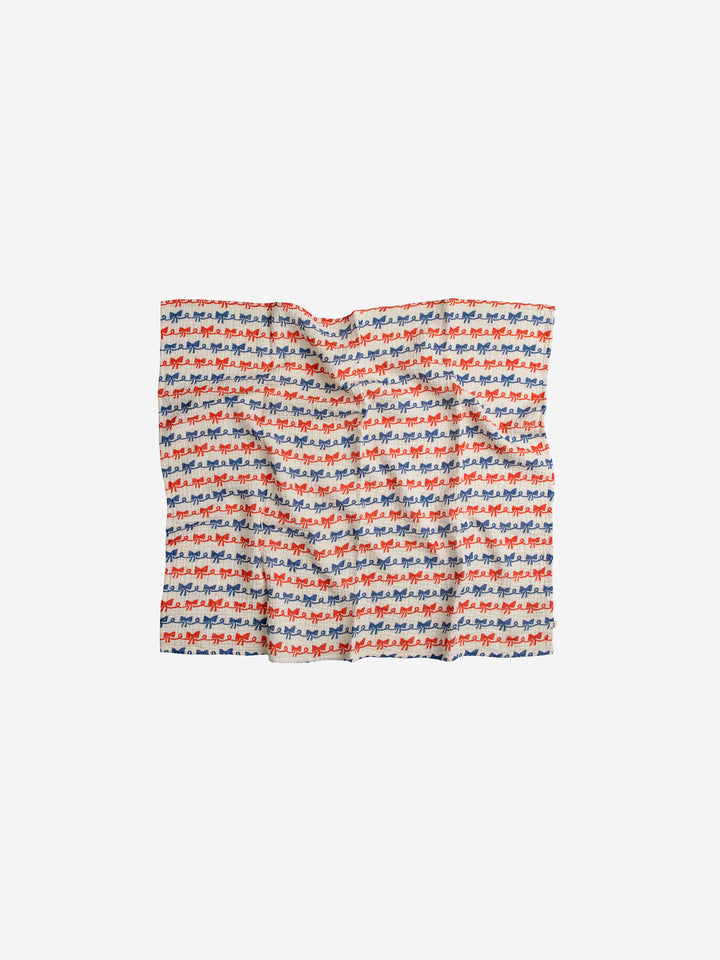 Ribbon Bow all over muslin