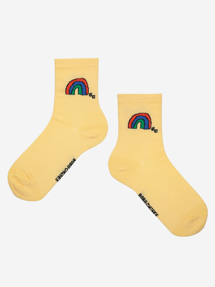 Rainbow & Ribbon Bow All Over socks pack