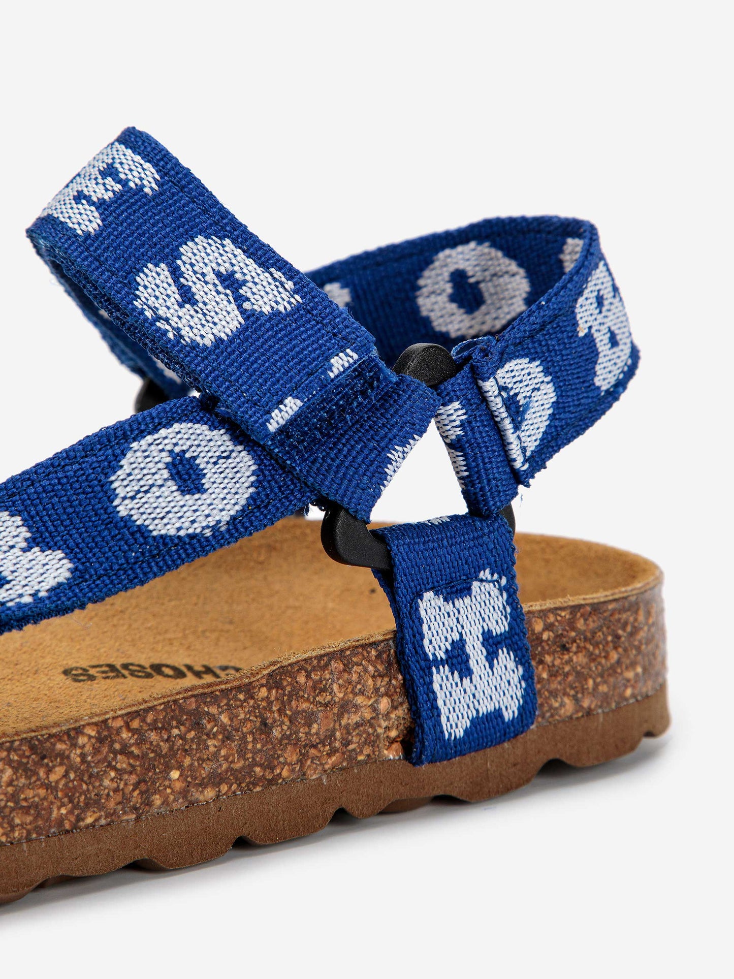 Bobo Choses printed blue sandals