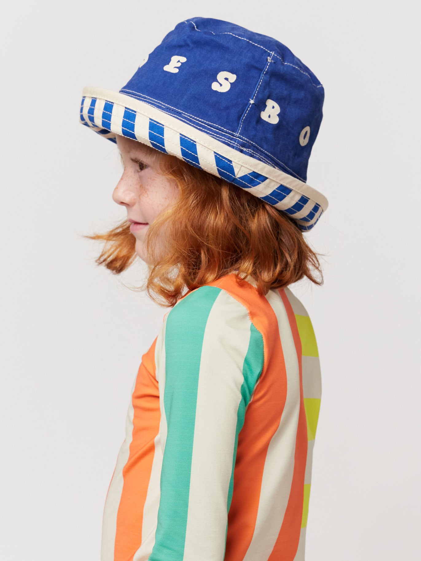 Multicolor Stripes reversible Hat