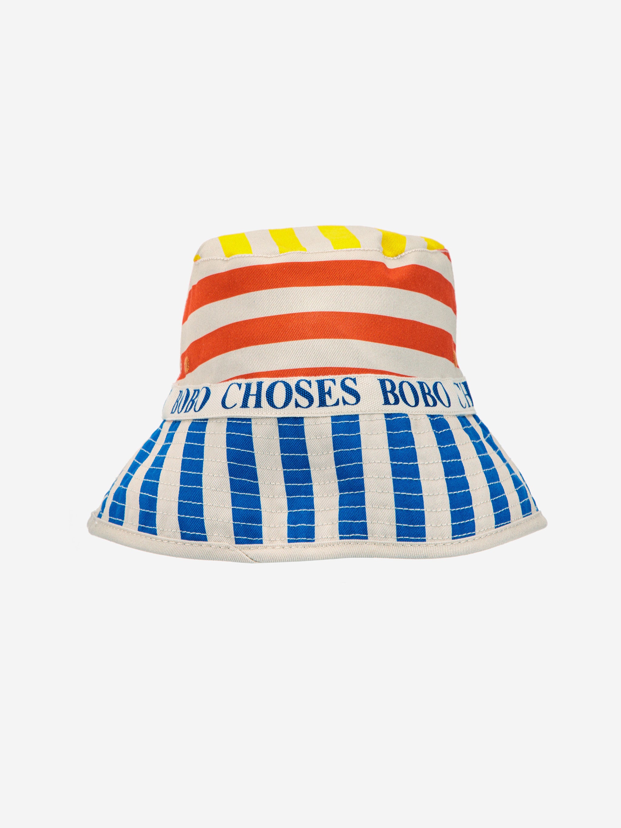 Multicolor Stripes reversible Hat – Bobo Choses