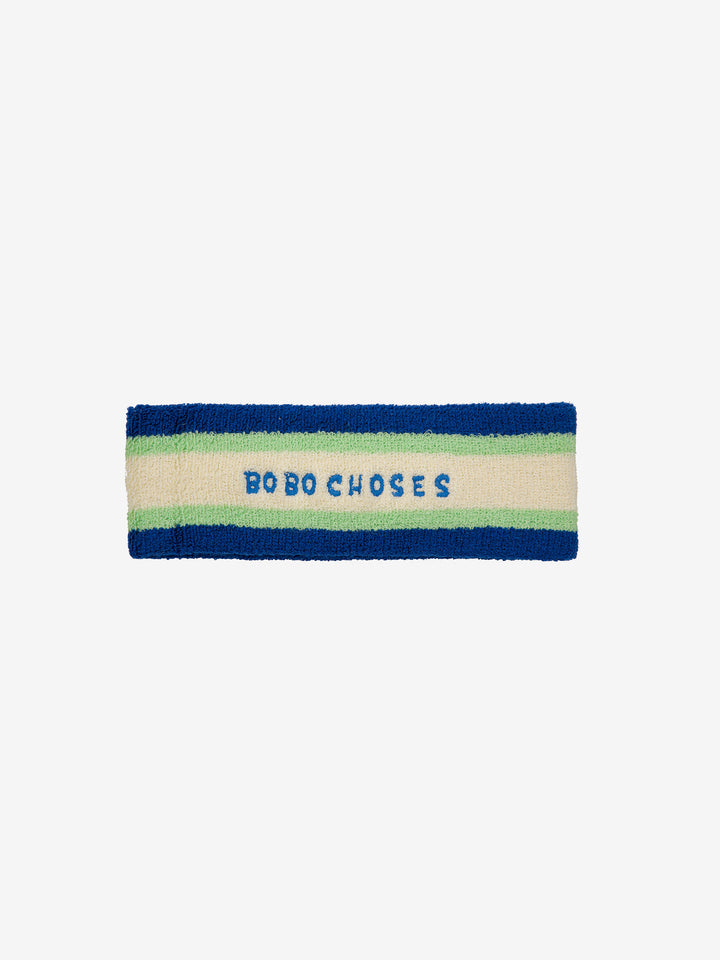 Bobo Choses blue towel headband