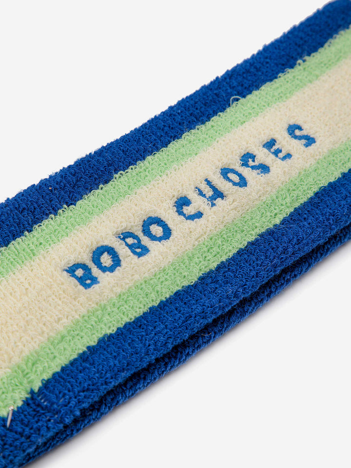 Bobo Choses blue towel headband